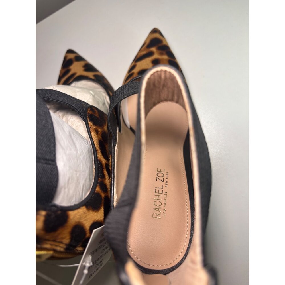 Rachel Zoe 'Jade' Leopard Print Calf Hair Stiletto Heels - Size 6 NIB - Picture 7 of 15